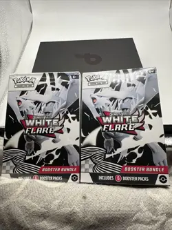 LOT OF 4 Pokemon Scarlet & Violet - White Flare Booster Bundle - SEALED - Image 1