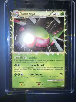 Pokemon TCG Yanmega Prime Holo Rare HGSS-Triumphant 98/102 Vintage NM - Image 1