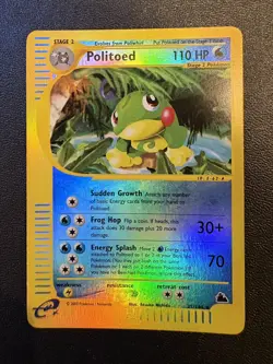 Pokemon TCG Politoed Skyridge 25/144 Reverse Holo - Image 1