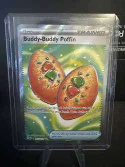 Pokemon TCG Rare Candy Buddy Poffin 167/132 Trainer Mega EVO - Image 1