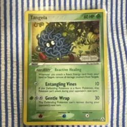 POKEMON TANGELA #44/92 - REVERSE HOLO UC - LEGEND MAKER - 60HP TCG - Image 1