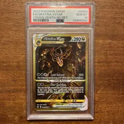 2023 POKEMON SWORD & SHIELD CROWN ZENITH SECRET FULL ART/GIRATINA VSTAR PSA 10 - Image 1