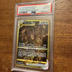 2023 POKEMON SWORD & SHIELD CROWN ZENITH SECRET FULL ART/GIRATINA VSTAR PSA 10 - Image 3