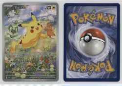 Pikachu (Paldea Adventure Chest) Holo Pokemon Scarlet & Violet Black Star Promo - Image 3