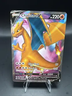 Pokemon TCG Charizard V SWSH050 Black Star Promo Full Art - Image 2