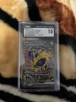 CGC 10 GEM MINT Iron Hands Ex 210/187 SAR Terastal Festival Pokemon - Image 1