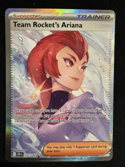 Pokemon Destined Rivals - Team Rocket’s Ariana 237/182 Special Illustration Rare - Image 1