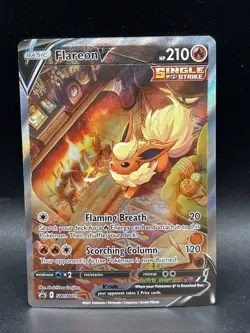 Pokemon TCG - Flareon V SWSH179 - Promo Holo - Single Strike - SWSH Promo - Image 1