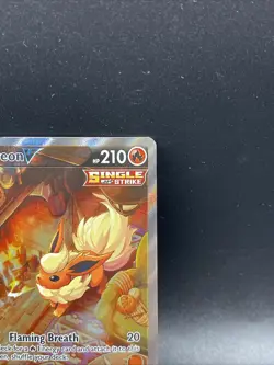 Pokemon TCG - Flareon V SWSH179 - Promo Holo - Single Strike - SWSH Promo - Image 3