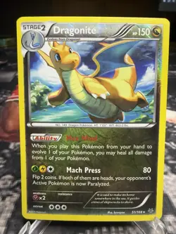 Dragonite 51/108 Roaring Skies Reverse Holo Rare Pokemon TCG NM - Image 1