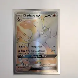Pokemon TCG Charizard GX 150/147 LP Rainbow Secret Rare S&M Burning Shadows - Image 2