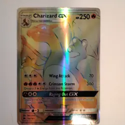 Pokemon TCG Charizard GX 150/147 LP Rainbow Secret Rare S&M Burning Shadows - Image 3