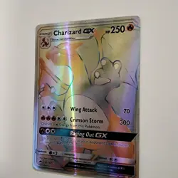 Pokemon TCG Charizard GX 150/147 LP Rainbow Secret Rare S&M Burning Shadows - Image 4