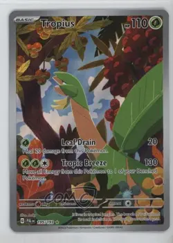 Tropius Illustration Rare Pokemon Scarlet & Violet Paldea Evolved SV02 #195 - Image 1