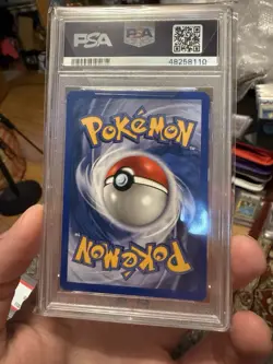 2002 Pokemon Legendary Collection Golduck Reverse Foil Holo 43/110 Graded PSA 9 - Image 2
