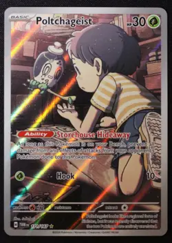 Poltchageist - 171/167 - Illustration Rare - Pokemon TCG Twilight Masquerade NM - Image 3