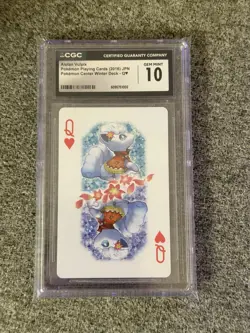 Pokemon 2016 Alolan Vulpix Queen of Hearts Pokemon Center Sapporo CGC 10 Gem - Image 1