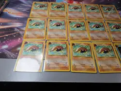 Lot of (16) Kabuto Fossil Set Unlimited 1999 Pokemon TC 50/62 LP-HP Condition - Image 3