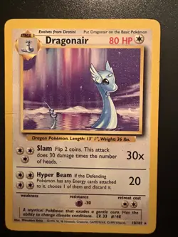 Pokemon TCG - Dragonair - 18/102 - Rare - Base Set Unlimited - Image 1