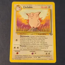 Pokemon Clefable 17/64 Jungle Regular Moderately Played *FREE SHIPPING* - Image 1