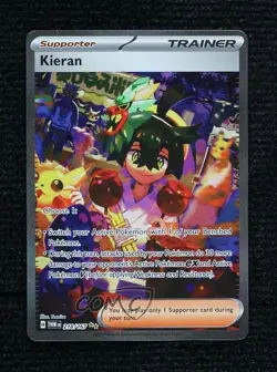 Kieran Special Illustration Rare Pokemon Twilight Masquerade TWM #218 - Image 1