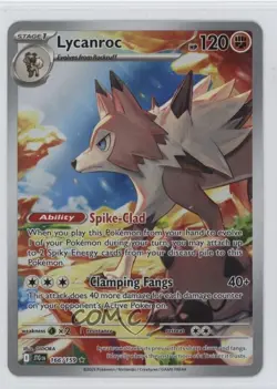 Lycanroc Illustration Rare Pokemon Journey Together JTG #166 - Image 1