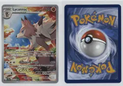 Lycanroc Illustration Rare Pokemon Journey Together JTG #166 - Image 3