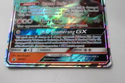 Marowak & Charizard GX SM187/195 JUMBO Black Star Promo Pokemon Card 2019 - Image 3