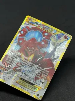Pokemon TCG Volcanion EX Gold Card 115/114 XY-Steam Siege Secret Rare - Image 2
