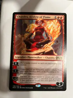 Chandra, Acolyte of Flame - 2020 Core Set M20 - Magic the Gathering MTG Nice! - Image 1