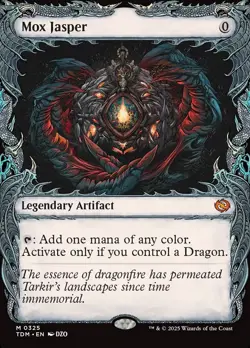 MTG - Mox Jasper - Fanart Tarkir: Dragonstorm - EDH / Playtest - Image 1