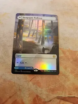 Hengegate Pathway Borderless Foil Kaldheim MTG NM - Image 1