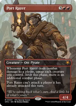 Port Razer (Borderless) - Special Guests (SPG) NM MTG - Image 1