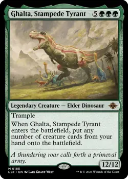 MTG Ghalta, Stampede Tyrant - 185 / English / Near Mint - Image 1