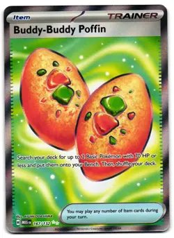 Buddy-Buddy Poffin 167/132 - Mega Evolution Ultra Rare Pokemon TCG - NM Card - Image 1
