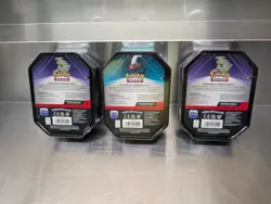 Pokemon Triple Whammy Tins Darkrai. 2x Tyranitar - Set of 3 - Factory Sealed - Image 2