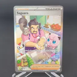 Pokemon Paldea Evolved Card Saguaro 270/193 Special Illustration Rare - Image 1