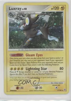 Luxray Holo Pokemon Diamond & Pearl Base Set #7 2007 - Image 1