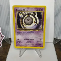 Unown M - 49/75 Neo Discovery Unlimited Uncommon Pokemon - LP - Image 1