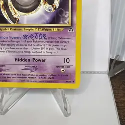 Unown M - 49/75 Neo Discovery Unlimited Uncommon Pokemon - LP - Image 2