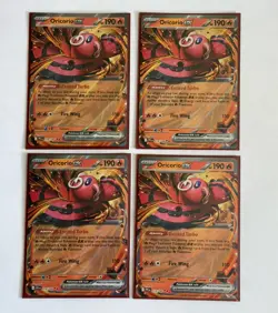 Lot Of 4 - Oricorio EX, 018/094 Me02: Phantasmal Flames Pokemon TCG - Image 1