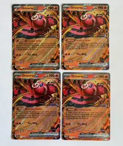 Lot Of 4 - Oricorio EX, 018/094 Me02: Phantasmal Flames Pokemon TCG - Image 2