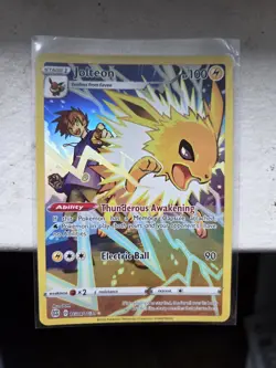 Pokemon TCG Jolteon TG04/TG30 Brilliant Stars Trainer Gallery Holo Rare B - Image 1