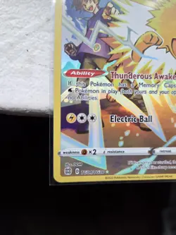 Pokemon TCG Jolteon TG04/TG30 Brilliant Stars Trainer Gallery Holo Rare B - Image 5