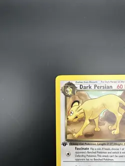 Dark Persian 42/82 Vintage Pokemon 1999-2000 Team Rocket 1st Edition - NM - Image 4