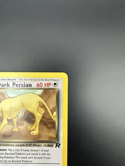 Dark Persian 42/82 Vintage Pokemon 1999-2000 Team Rocket 1st Edition - NM - Image 5