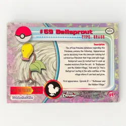 [LP] Topps Chrome 1999 Bellsprout #69 Pokemon TV Animation Edition Series 1 - Image 2