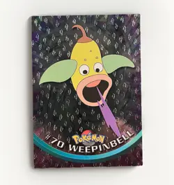 [LP] Topps 1999 Weepinbell #70 Pokemon TV Animation Edition Series Foil (Black) - Image 1