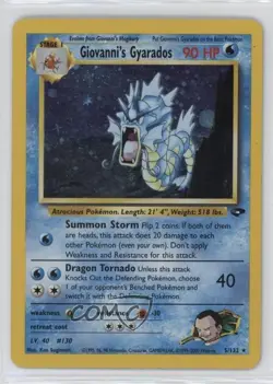 Giovanni's Gyarados Holo Pokemon Gym Challenge #5 2000 - Image 1