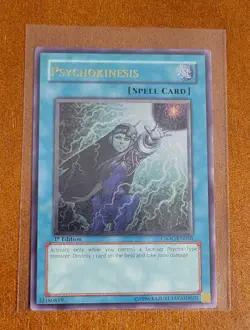 Psychokinesis CSOC-EN056 1st Edition Ultimate Rare LP Yugioh Crossroads of Chaos - Image 1